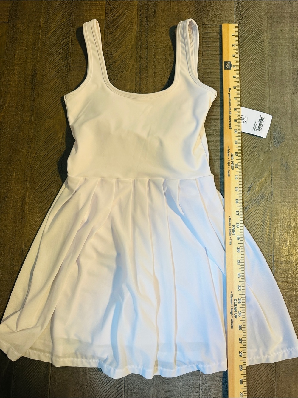 NWT Sage Collective Womens White Pleated Tennis Dress XS - Picture 5 of 8